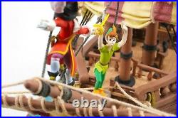 RARE Disney Big Fig Captain Hooks Ship Lighted Figurine by Larry Nikolai