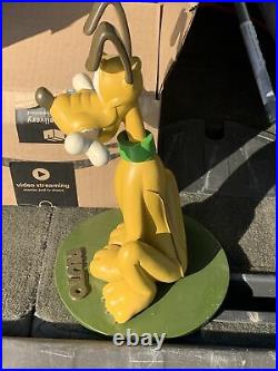 RARE Disney Direct Exclusive 12 Pluto Garden Statue Big Figure Fab 5