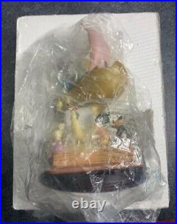 RARE Disney Globe Silly Symphonies Moon, Sailboat Shoe, Dumbo, Big Bad Wolf