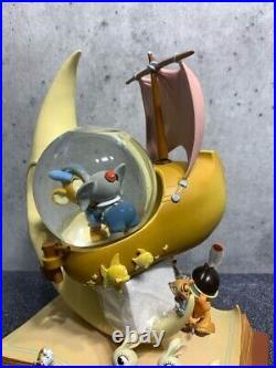 RARE Disney Globe Silly Symphonies Moon, Sailboat Shoe, Dumbo, Big Bad Wolf