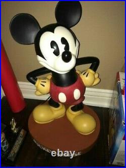 RARE Disney Magical Big Figure Statue Mickey Mouse Pie Eyed Figurine-New, No Box