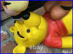 RARE Disney Parks Pooh Big Fig Figurine Tigger Tickle 16x22 RETIRED Room Decor