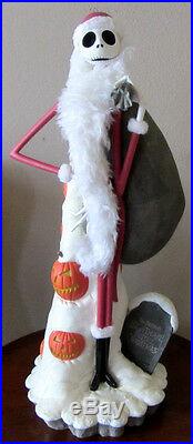 RARE Disney Santa Jack Skellington Nightmare Before Christmas Big Fig Figure