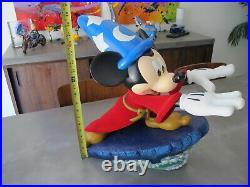 RARE Disney Theme Park Mickey Mouse Sorcerers Apprentice Big Fig Limited Ed