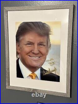 RARE Donald Trump Signed Photo Think Big! Live Autograph COA 8x10 FREESHIP