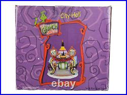 RARE Dr. Seuss How the Grinch Stole Christmas CITY HALL Lighted House Big Lots
