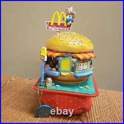 RARE Enesco McDonalds Big Mac Bears Music Box Vintage 1991 Collectible w Box