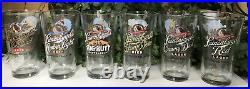 RARE Full Set 6 2003 Leinenkugels Beer Winter Sports Pint Glass NOS BIG BUTT