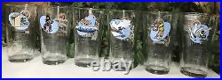 RARE Full Set 6 2003 Leinenkugels Beer Winter Sports Pint Glass NOS BIG BUTT