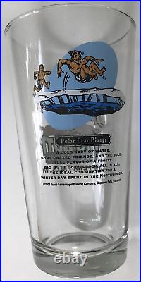 RARE Full Set 6 2003 Leinenkugels Beer Winter Sports Pint Glass NOS BIG BUTT