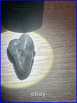 RARE Heart Shape Big Sur Jade Stone For Couple, Luck, wealth, Fengshui, gift Lot#3