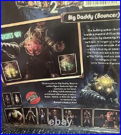 RARE NECA BioShock 2 Light Up Big Daddy 7.5 LED Action Figure NEW SEALED RARE