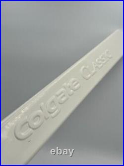 RARE Think Big Vtg White Giant Colgate Classic Toothbrush Huge Rare 57 Nice