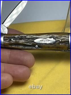 RARE VINTAGE CASE TESTED XX Stag KNIFE 1920-40 5343 Lp Big Serpentine Whittler