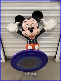 RARE Vintage DISNEY Store Mickey Mouse Large Big Fig Store Display Figure 90s