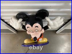 RARE Vintage DISNEY Store Mickey Mouse Large Big Fig Store Display Figure 90s