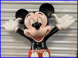 RARE Vintage DISNEY Store Mickey Mouse Large Big Fig Store Display Figure 90s