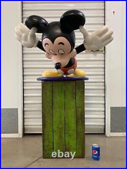 RARE Vintage DISNEY Store Mickey Mouse Large Big Fig Store Display Figure 90s