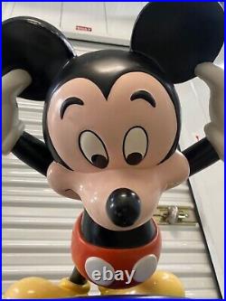 RARE Vintage DISNEY Store Mickey Mouse Large Big Fig Store Display Figure 90s