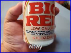 RARE Vintage Diet Big Red Advertising Soda Pop Cola Can Saccharin Cancer Warning