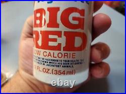 RARE Vintage Diet Big Red Advertising Soda Pop Cola Can Saccharin Cancer Warning