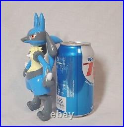 RARE Vintage Tomy 2005 Pokemon Movie AG Figure Big Lucario Toy From Japan