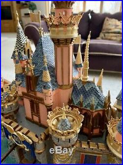 RARE Walt Disney Disneyland Sleepy Beauty's Castle Big Figure 50 Year Tinkerbell