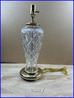 RARE Waterford Crystal KILLEEN Table Lamp 20 Inches