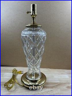 RARE Waterford Crystal KILLEEN Table Lamp 20 Inches