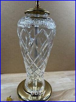 RARE Waterford Crystal KILLEEN Table Lamp 20 Inches