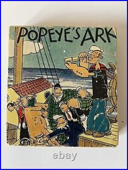 Rare 1936 Popeyes Ark Big Little Book. Good Condition. Hard To Find