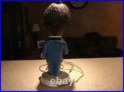 Rare 1973 Louis Armstrong Tuscany Studios No. 875 Lamp Chalkware Black Light