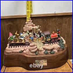 Rare 1992 Disney Big Thunder Mountain Railroad Ron Lee Signed Ltd Edition 44/250