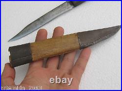 Rare ANTIQUE Turkish Ottoman Empire Big Knife Dagger with SHEATH Islamic