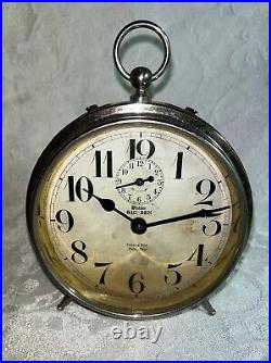 Rare Antique 1914 Westclox Big Ben Alarm Clock Advertising Delta, Ohio -Works