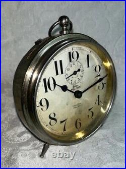 Rare Antique 1914 Westclox Big Ben Alarm Clock Advertising Delta, Ohio -Works
