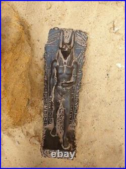 Rare Antique Ancient Egyptian Big Statue God Anubis Dead Mummy Grave 1810 BC