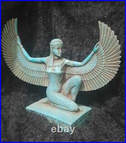 Rare Antique Ancient Egyptian Big Statue Queen Isis 2181 bc for decoration