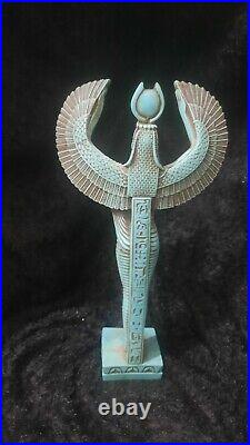 Rare Antique Ancient Egyptian Big Statue Queen Isis 2181 bc for decoration