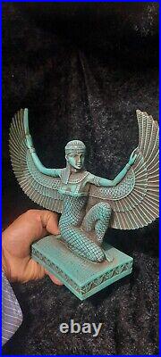 Rare Antique Ancient Egyptian Big Statue Queen Isis 2181 bc for decoration