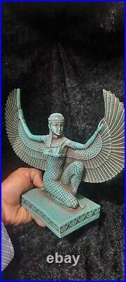 Rare Antique Ancient Egyptian Big Statue Queen Isis 2181 bc for decoration