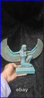 Rare Antique Ancient Egyptian Big Statue Queen Isis 2181 bc for decoration