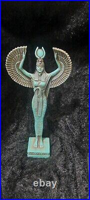 Rare Antique Ancient Egyptian Big Statue Queen Isis 2181 bc for decoration 31 cm