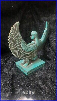 Rare Antique Ancient Egyptian Big Statue Queen Winged Isis 2181 bc