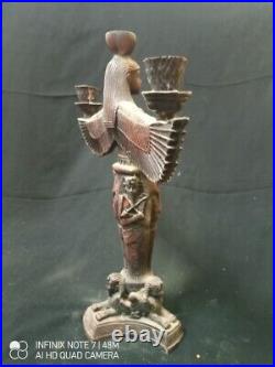 Rare Antique Ancient Egyptian Big Statue Queen Winged Isis 2181 bc 33 cm