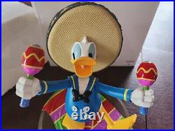 Rare Art of Disney Donald Duck Collector Big 9 Figure 3 Caballeros Sombrero