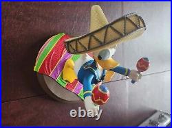 Rare Art of Disney Donald Duck Collector Big 9 Figure 3 Caballeros Sombrero