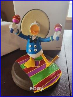 Rare Art of Disney Donald Duck Collector Big 9 Figure 3 Caballeros Sombrero