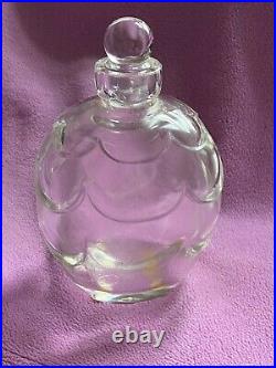 Rare Baccarat Perfume Bottle, Big Size, Signed on Bottom of Bottle/Stopper, 1925