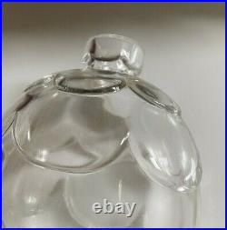 Rare Baccarat Perfume Bottle, Big Size, Signed on Bottom of Bottle/Stopper, 1925